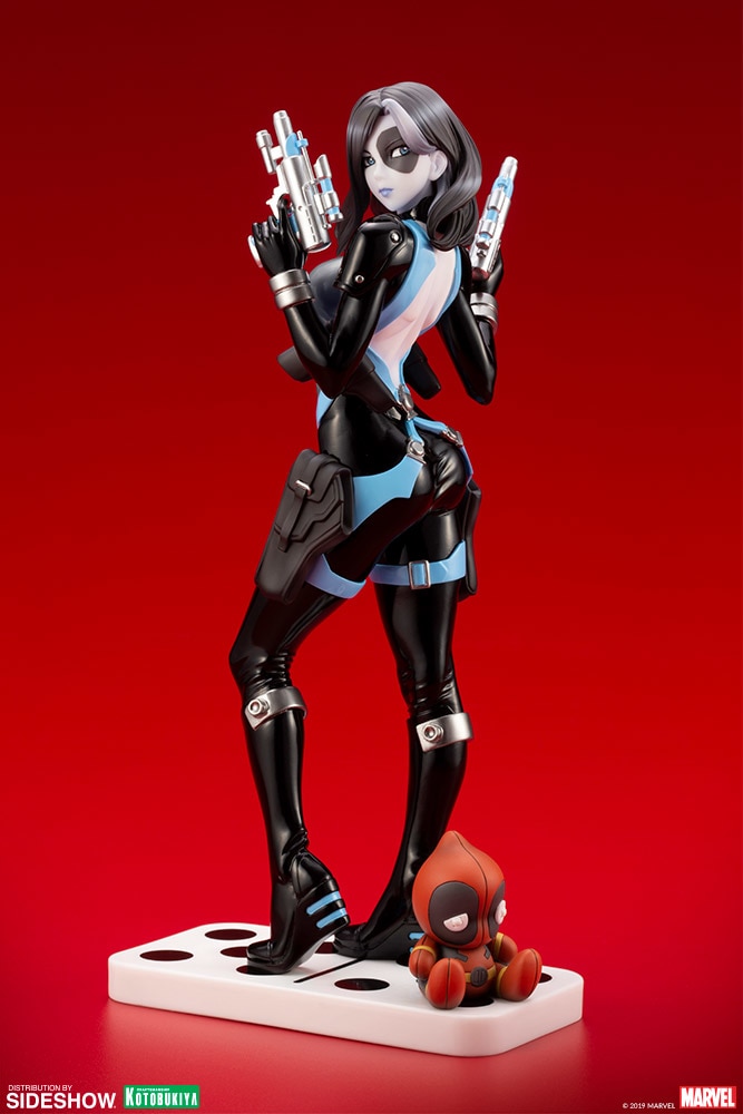 Domino Bishoujo Statue from Marvel and Kotobukiya