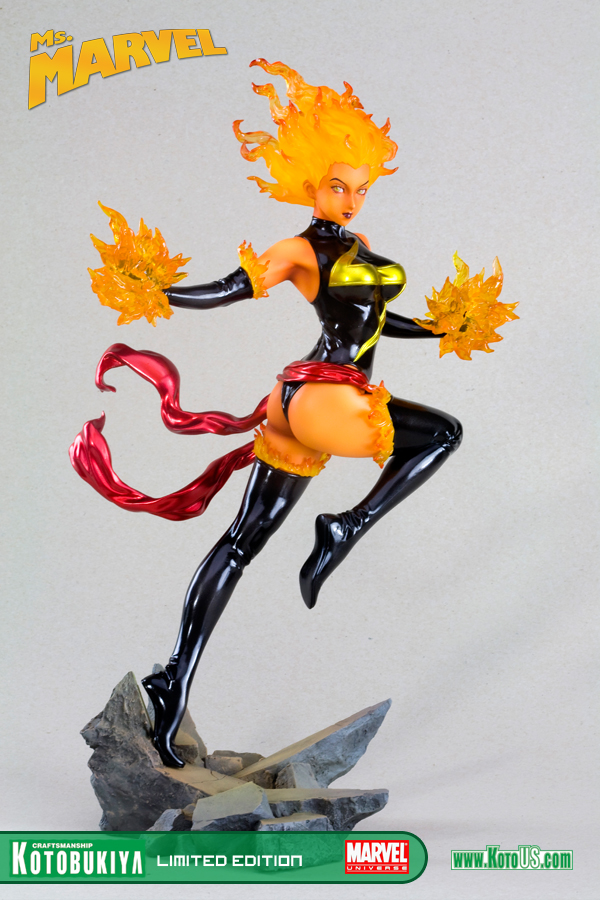 Ms. Marvel Carol Danvers Binary Version Bishoujo Statue from Kotobukiya and Marvel