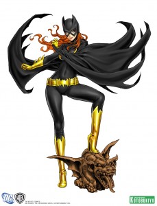 Batgirl Black Costume Bishoujo Statue Illustration by Shunya Yamashita