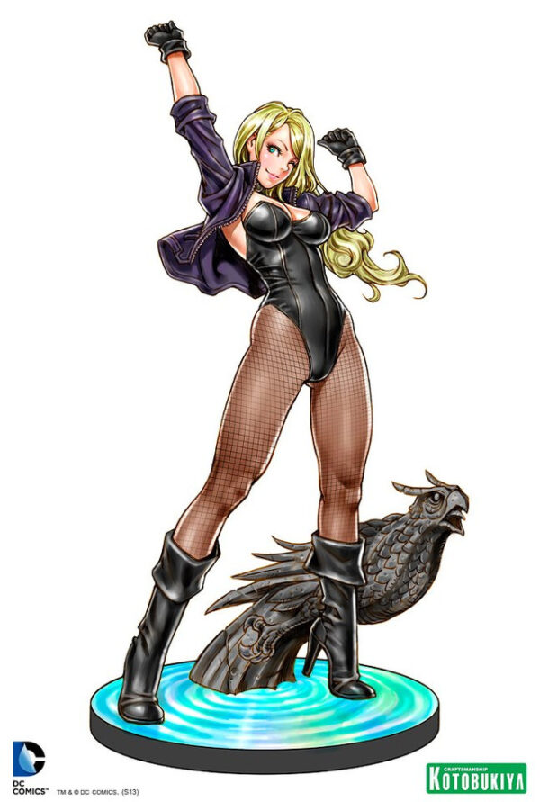 Black Canary Bishoujo Statue Illustration by Shunya Yamashita