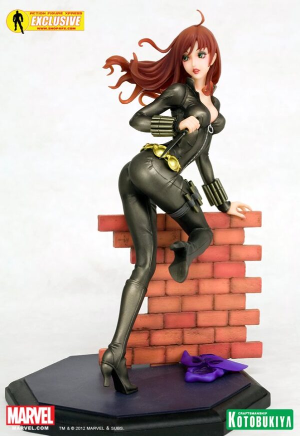 Black Widow Covert Ops Gray Costume Limited Edition Bishoujo Statue from Kotobukiya and Marvel