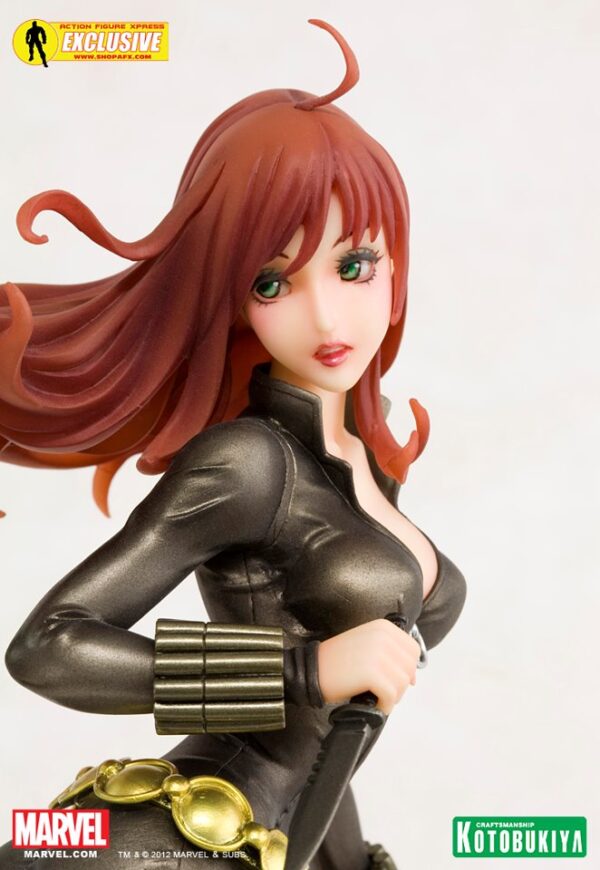 Black Widow Covert Ops Gray Costume Limited Edition Bishoujo Statue from Kotobukiya and Marvel