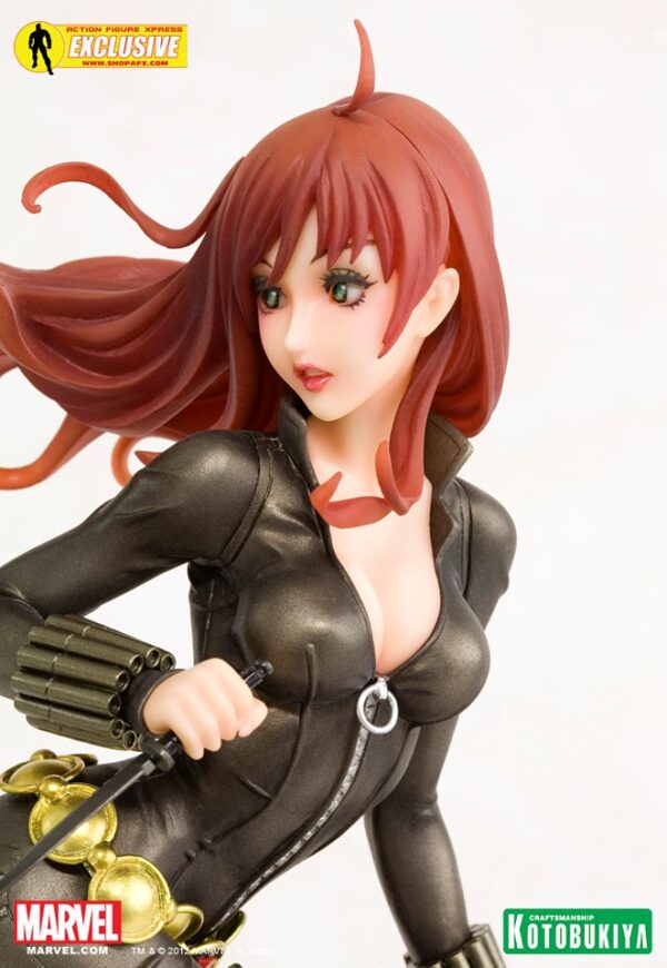 Black Widow Covert Ops Gray Costume Limited Edition Bishoujo Statue from Kotobukiya and Marvel