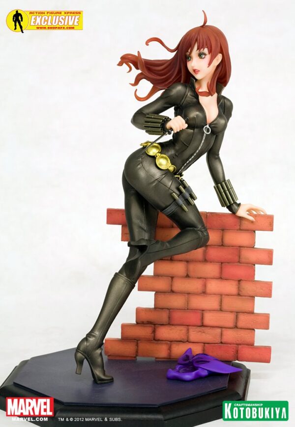 Black Widow Covert Ops Gray Costume Limited Edition Bishoujo Statue from Kotobukiya and Marvel