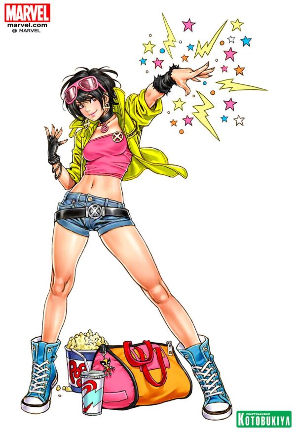 X-Men Jubilee Bishoujo Statue Illustration by Shunya Yamashita