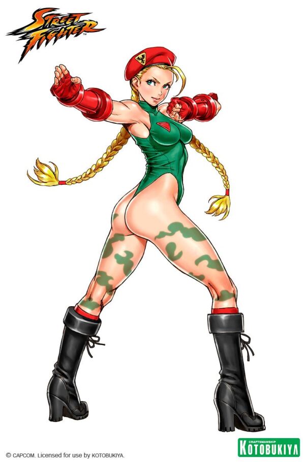 Street Fighter Cammy Bishoujo Statue Illustration by Shunya Yamashita