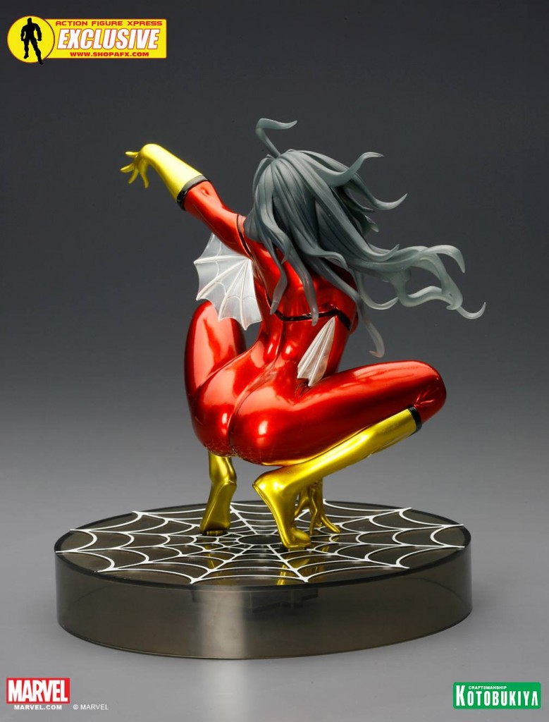 Spider Woman Metallic Bishoujo Statue SDCC Exclusive 2014 from Marvel and Kotobukiya