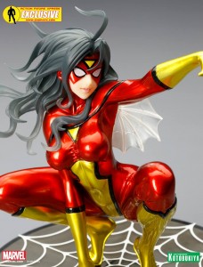 Spider Woman Metallic SDCC 2014 Exclusive Bishoujo Statue from Kotobukiya and Marvel