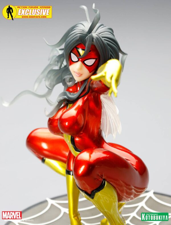 Spider Woman Metallic SDCC 2014 Exclusive Bishoujo Statue from Kotobukiya and Marvel