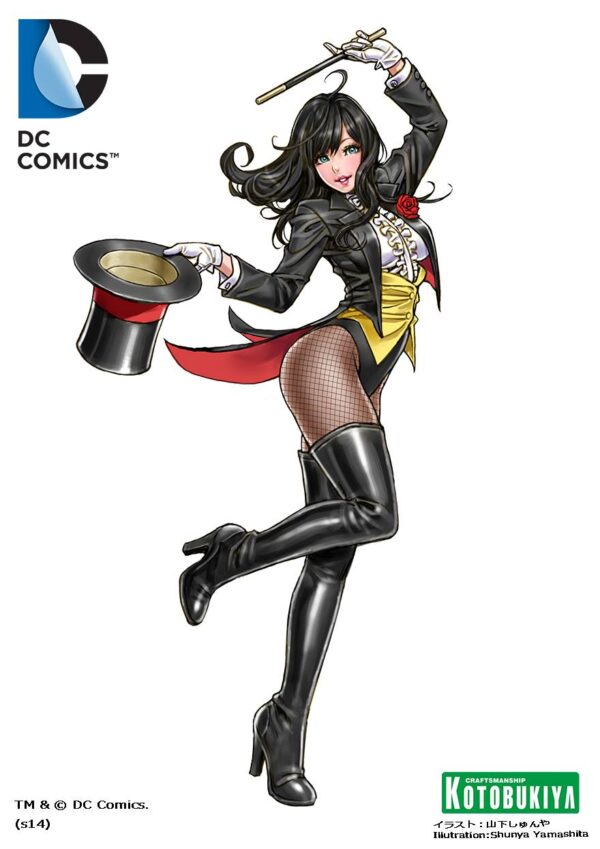 Zatanna Bishoujo Statue Illustration by Shunya Yamashita