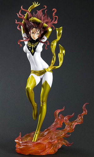 White Phoenix Bishoujo Statue from Kotobukiya and Marvel