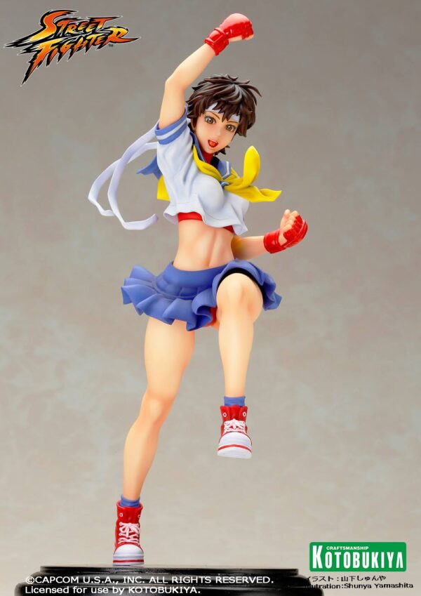 Street Fighter Sakura Bishoujo Statue from Kotobukiya