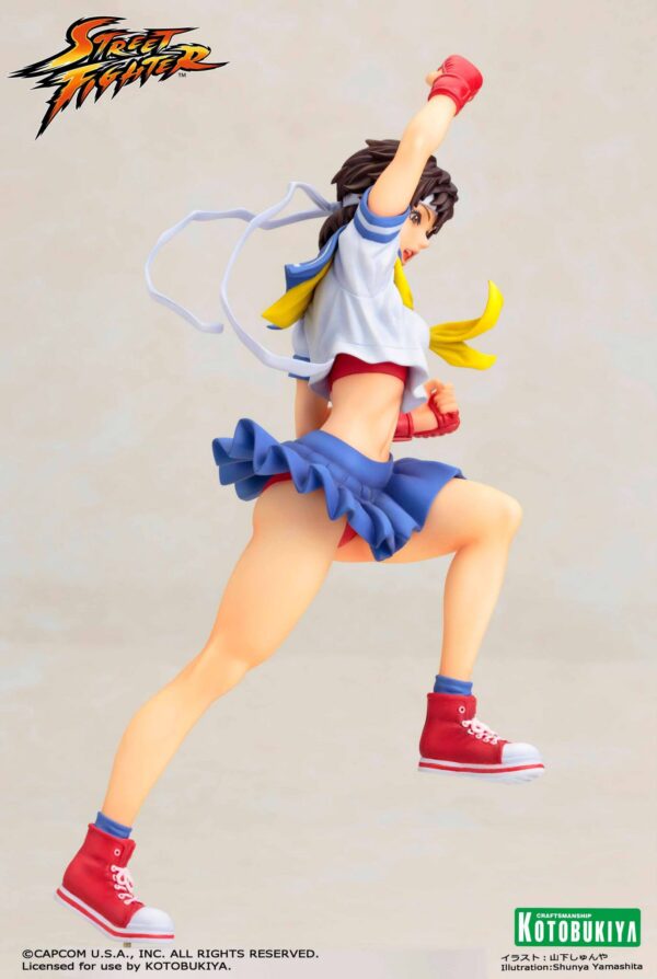 Street Fighter Sakura Bishoujo Statue from Kotobukiya