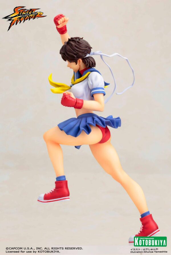 Street Fighter Sakura Bishoujo Statue from Kotobukiya