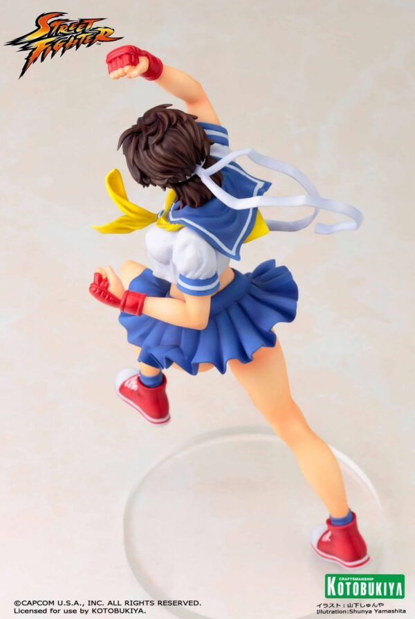 Street Fighter Sakura Bishoujo Statue from Kotobukiya