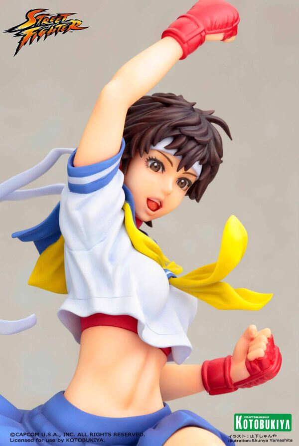 Street Fighter Sakura Bishoujo Statue from Kotobukiya