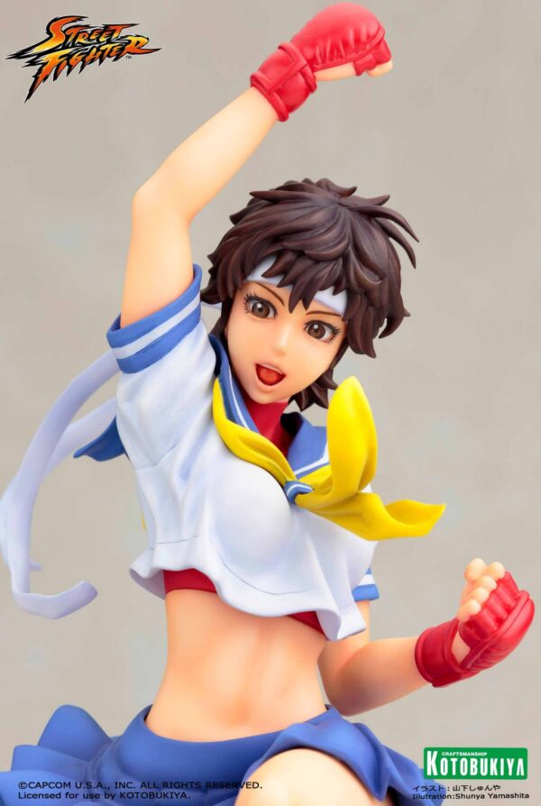 Street Fighter Sakura Bishoujo Statue from Kotobukiya