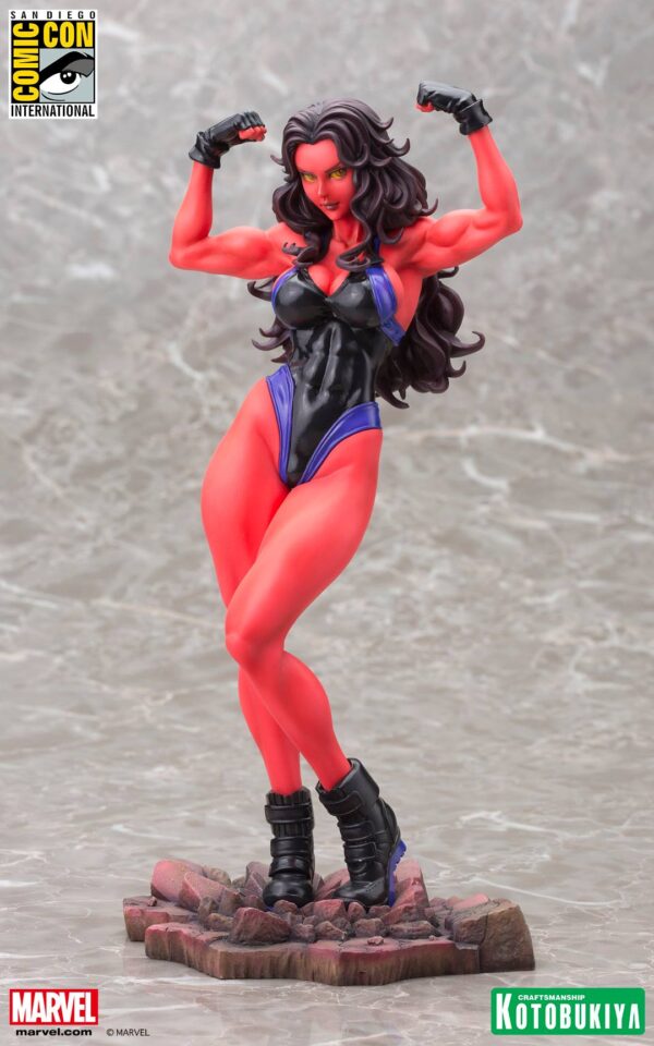 Red She-Hulk Bishoujo Statue SDCC 2015 Exclusive from Kotobukiya and Marvel