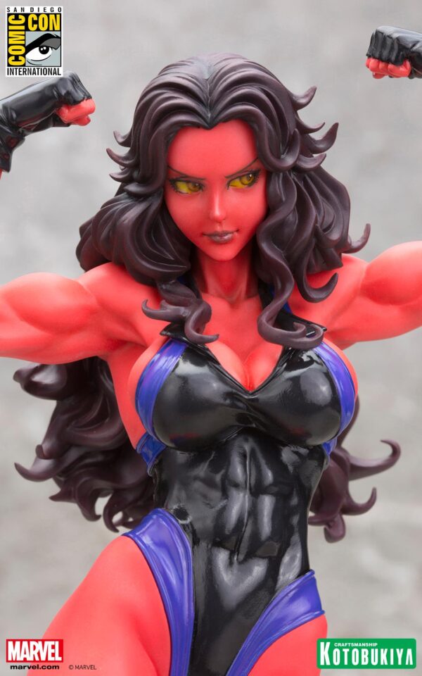 Red She-Hulk Bishoujo Statue SDCC 2015 Exclusive from Kotobukiya and Marvel