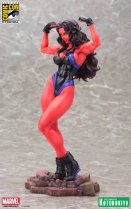 Red She-Hulk Bishoujo Statue SDCC 2015 Exclusive from Kotobukiya and Marvel