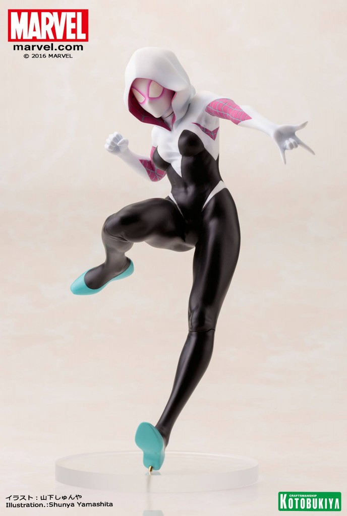 Spider-Gwen Bishoujo Statue from Marvel and Kotobukiya
