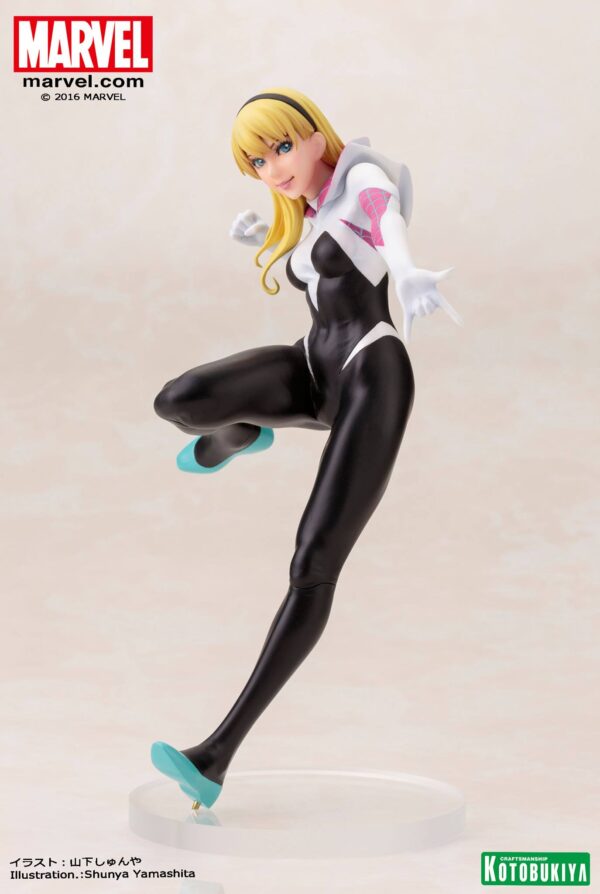 Spider Gwen Bishoujo Statue from Kotobukiya and Marvel