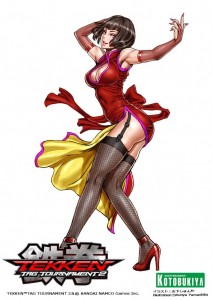 Tekken Tag Tournament 2 Anna Williams Bishoujo Statue Illustration by Shunya Yamashita