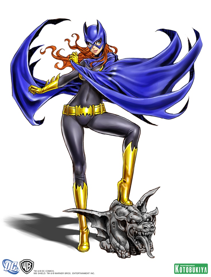 DC Comics Batgirl Bishoujo Statue Illustration Shunya Yamashita Kotobukiya