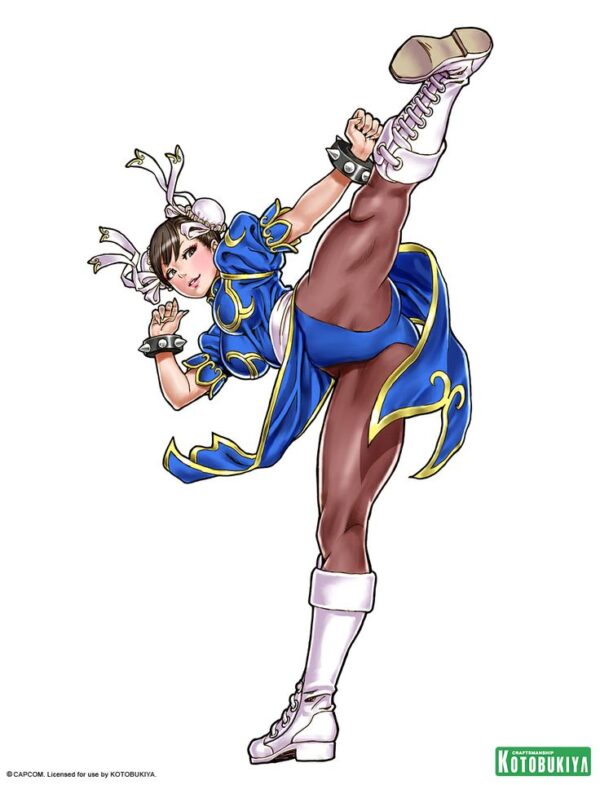 Street Fighter Chun-Li Bishoujo Statue Illustration by Shunya Yamashita