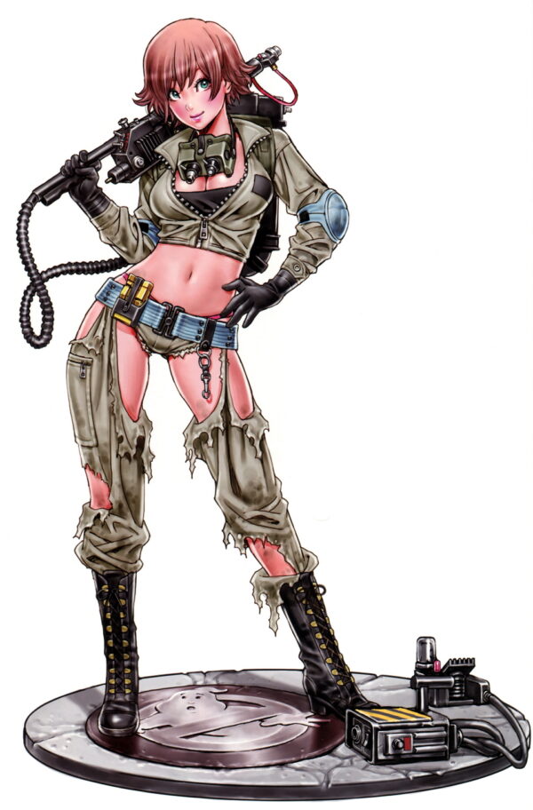 Ghostbuster Lucy Bishoujo Statue Illustration by Shunya Yamashita