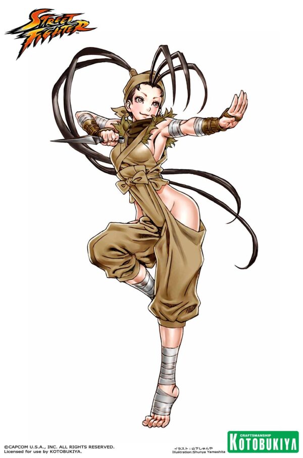 Street Fighter Ibuki Bishoujo Statue Illustration by Shunya Yamashita