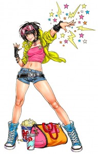 X-Men Jubilee Bishoujo Statue Illustration by Shunya Yamashita