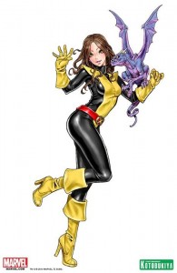 X-Men Kitty Pryde Bishoujo Statue Illustration by Shunya Yamashita