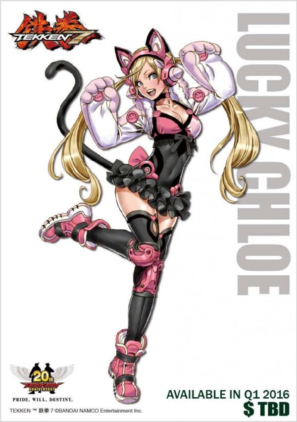 Tekken 7 Lucky Chloe Bishoujo Statue from KotobukiyaTekken 7 Lucky Chloe Bishoujo Statue Illustration by Shunya Yamashita