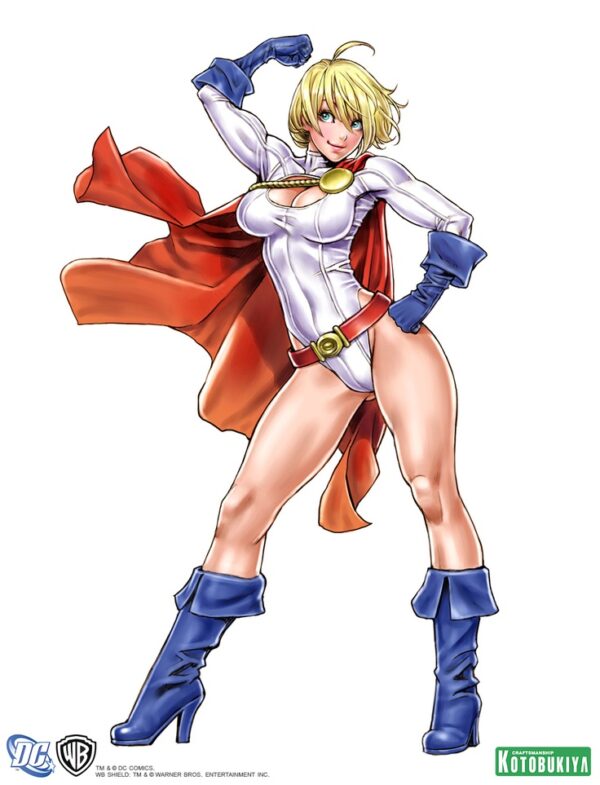 Power Girl Bishoujo Statue Illustration by Shunya Yamashita