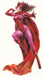 Scarlet Witch Bishoujo Statue Illustration by Shunya Yamashita