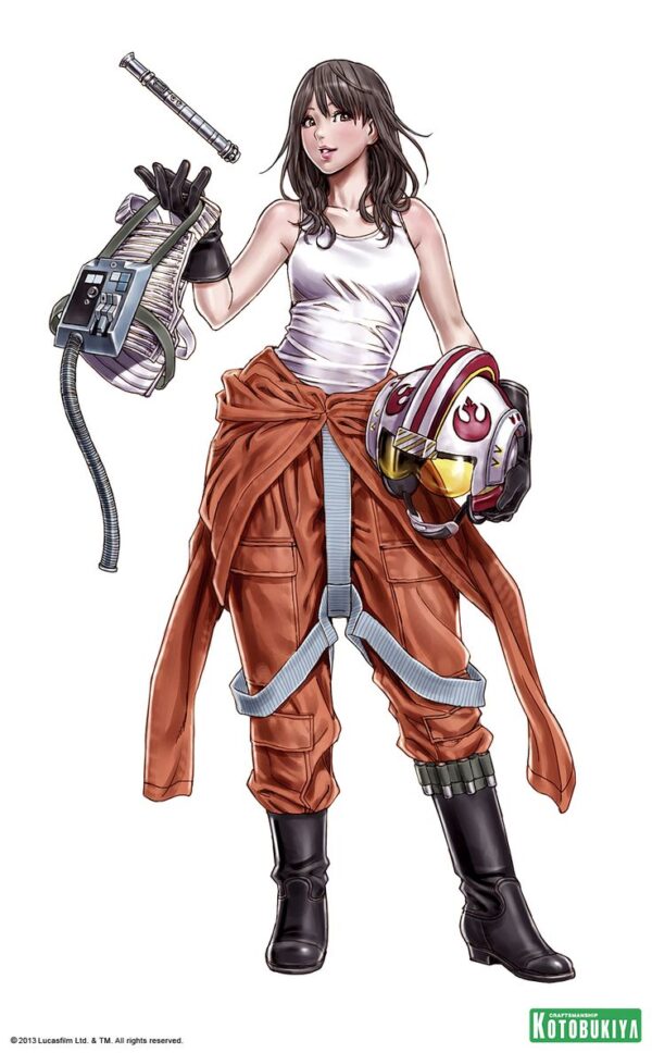 Star Wars Jaina Solo ARTFX Bishoujo Statue Illustration by Shunya Yamashita