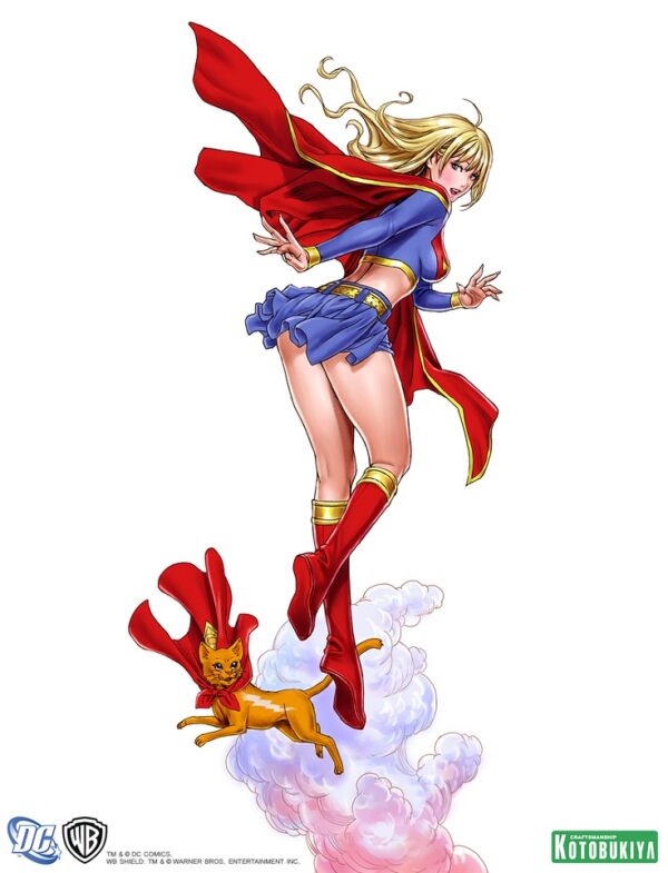 DC Comics Supergirl Bishoujo Statue Illustration Shunya Yamashita Kotobukiya