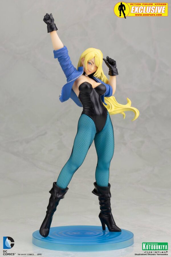 Black Canary Classic Costume Exclusive Bishoujo Statue from Kotobukiya and DC Comics