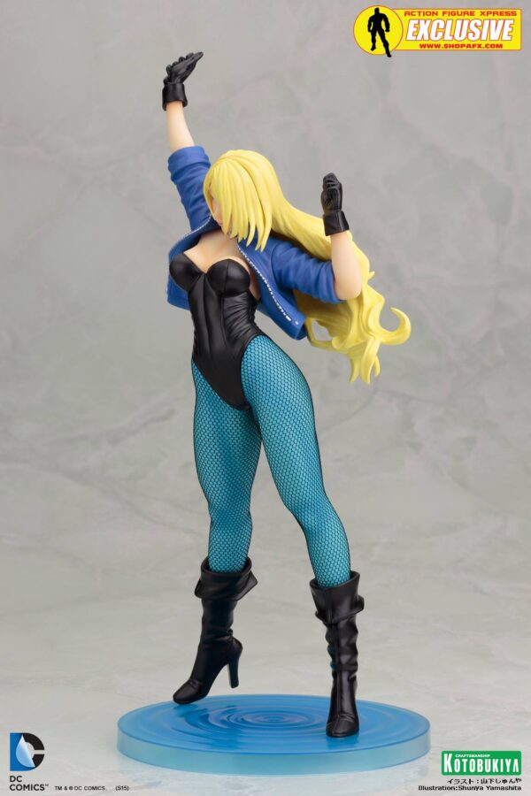 Black Canary Classic Costume Exclusive Bishoujo Statue from Kotobukiya and DC Comics