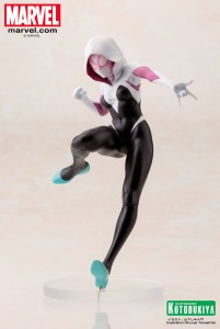 Spider-Gwen Bishoujo Statue from Kotobukiya and Marvel