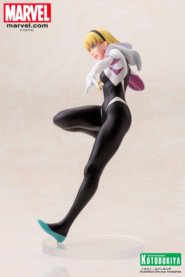 Spider-Gwen Bishoujo Statue from Kotobukiya and Marvel