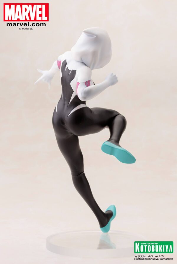 Spider-Gwen Bishoujo Statue from Kotobukiya and Marvel