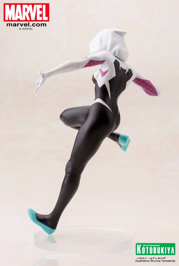 Spider-Gwen Bishoujo Statue from Kotobukiya and Marvel