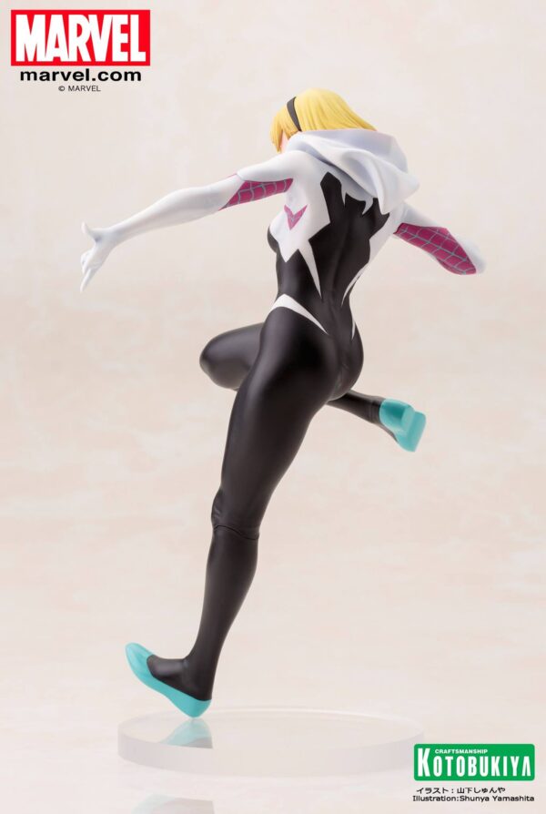 Spider-Gwen Bishoujo Statue from Kotobukiya and Marvel