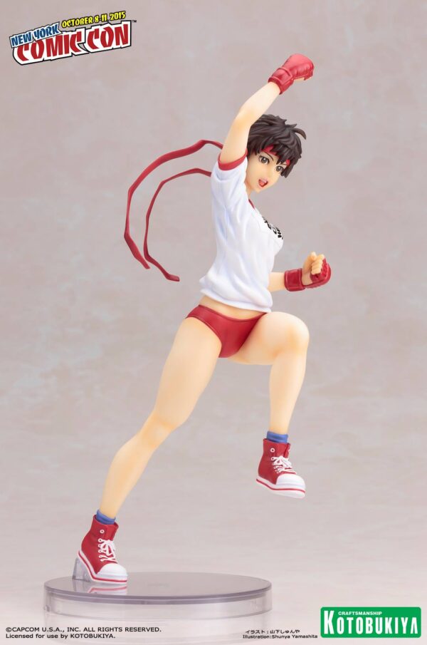 Street Fighter Sakura PE Uniform NYCC 2015 Exclusive Bishoujo Statue from Kotobukiya and Capcom