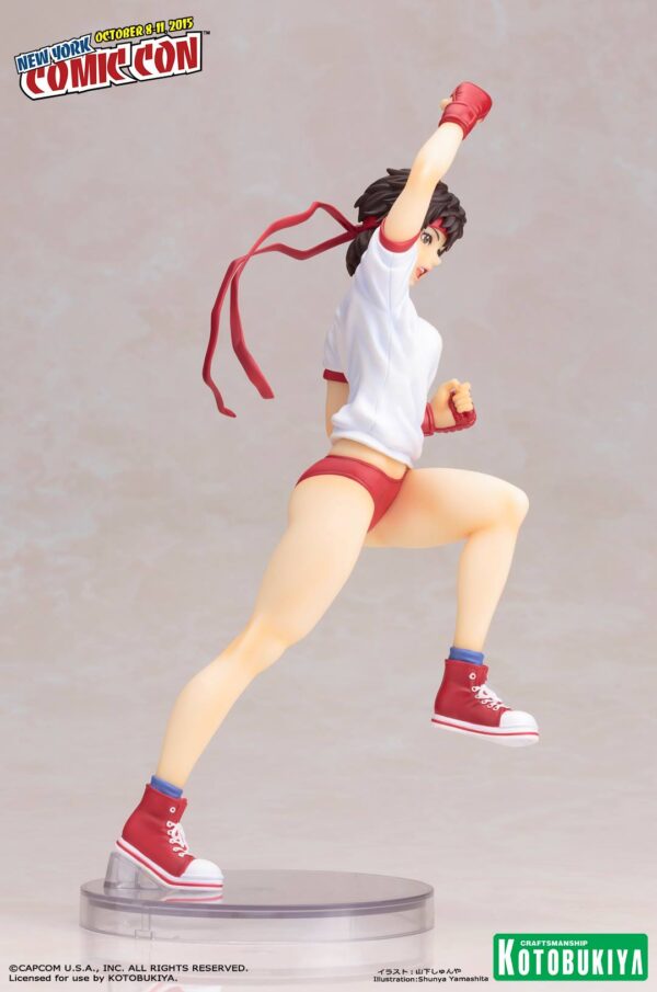 Street Fighter Sakura PE Uniform NYCC 2015 Exclusive Bishoujo Statue from Kotobukiya and Capcom