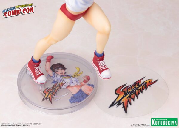 Street Fighter Sakura PE Uniform NYCC 2015 Exclusive Bishoujo Statue from Kotobukiya and Capcom