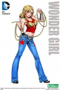 Wonder Girl Bishoujo Statue Illustration by Shunya Yamashita