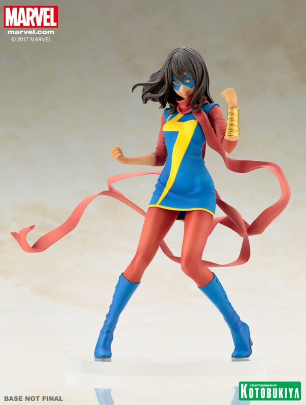 Ms. Marvel Kamala Khan Bishoujo Statue from Marvel and Kotobukiya